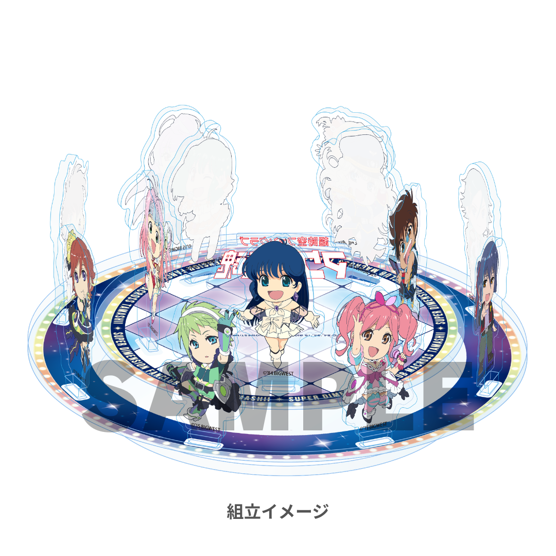 回転アクリルスタンド（マクロス魂 2周年記念グッズ） | Macross