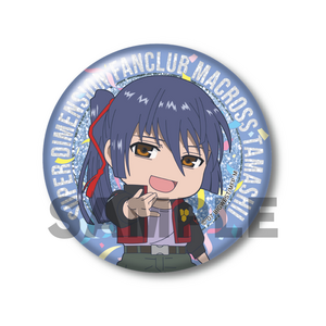 ミニキャラグリッター缶バッジ【全13種】（マクロス魂 2周年記念グッズ）