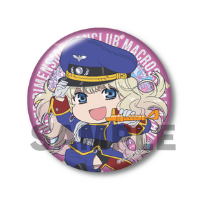 ミニキャラグリッター缶バッジ【全13種】（マクロス魂 2周年記念グッズ）