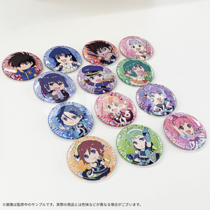 ミニキャラグリッター缶バッジ【全13種】（マクロス魂 2周年記念グッズ）