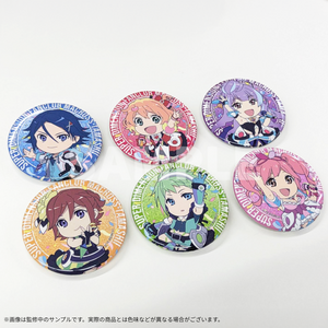ミニキャラグリッター缶バッジ【全13種】（マクロス魂 2周年記念グッズ）