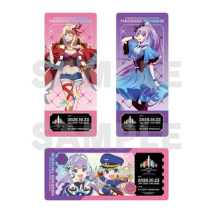 【受注販売／イベント終了後発送】チケット風クリアカード3枚セット (ROAD TO MACROSS CROSSOVER 2026 〜Sheryl x Mikumo〜開催記念)	