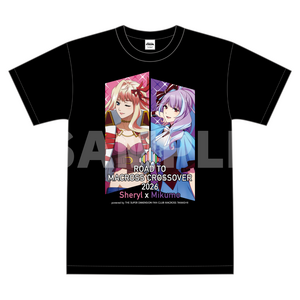【受注販売／イベント終了後発送】Tシャツ（全3色） (ROAD TO MACROSS CROSSOVER 2026 〜Sheryl x Mikumo〜開催記念)	